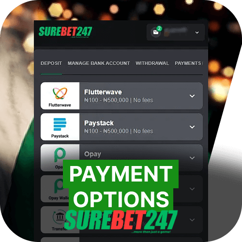 Supported Payment Options for Nigerian Players