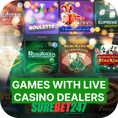 Experience Games with Live Casino Dealers