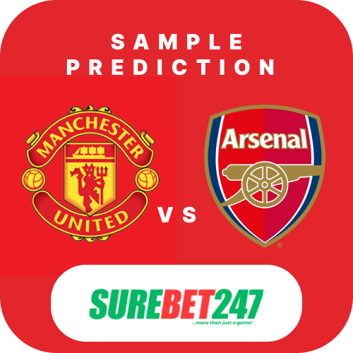 Sample Prediction Arsenal vs Manchester United