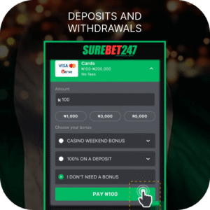 Deposits and Withdrawals